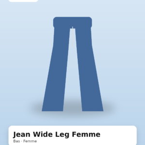 Jean Wide Leg Femme