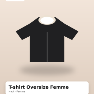 T-shirt Oversize Femme